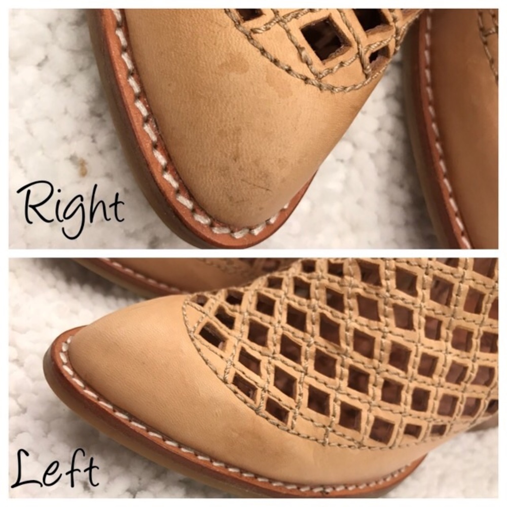 Jeffrey Campbell Taggart Open Weave Tan Booties - Picture 6 of 8